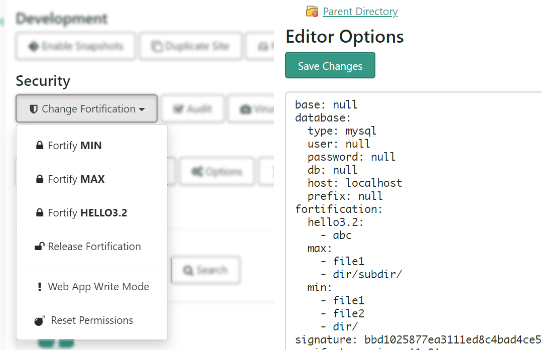 A new Fortification mode is created